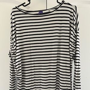 Seraphine Maternity and Nursing Striped Top